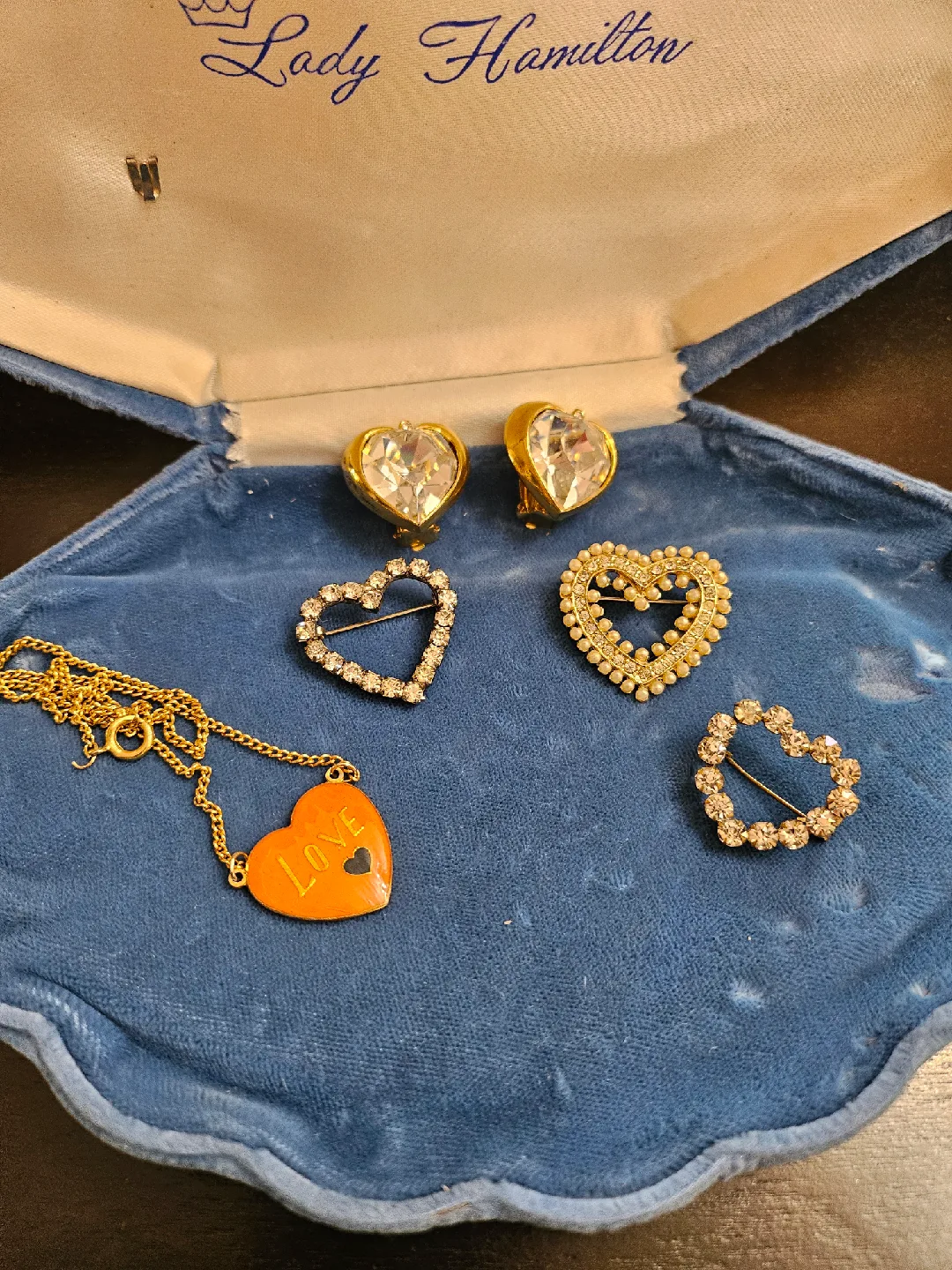 Vintage Heart Jewelry Set thumbnail