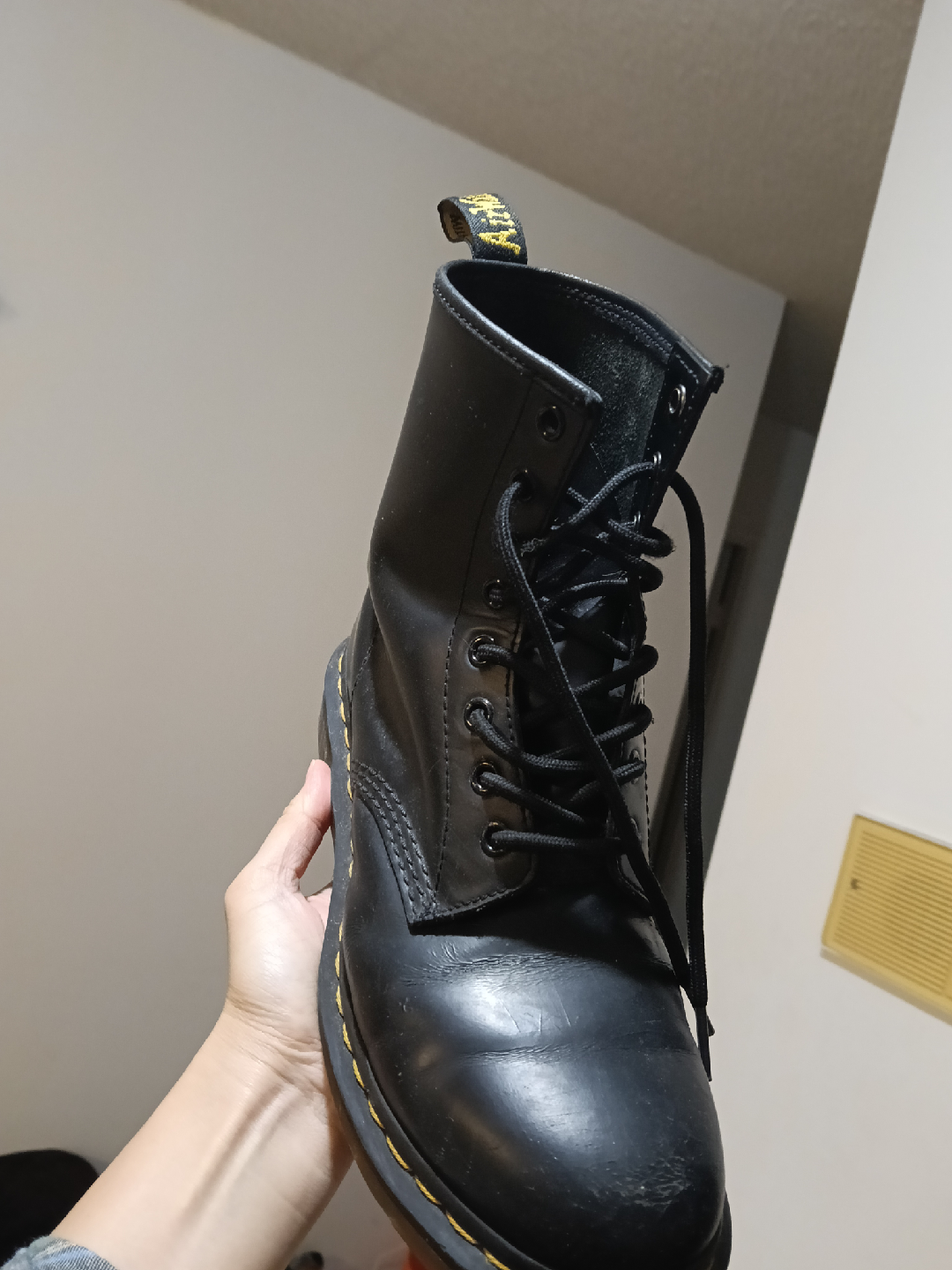 Dr. Martens Black Leather Boots