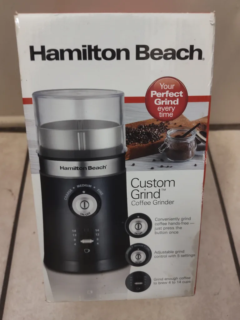 Hamilton Beach Coffee Grinder  (BRAND NEW IN BOX NEVER OPENED) thumbnail