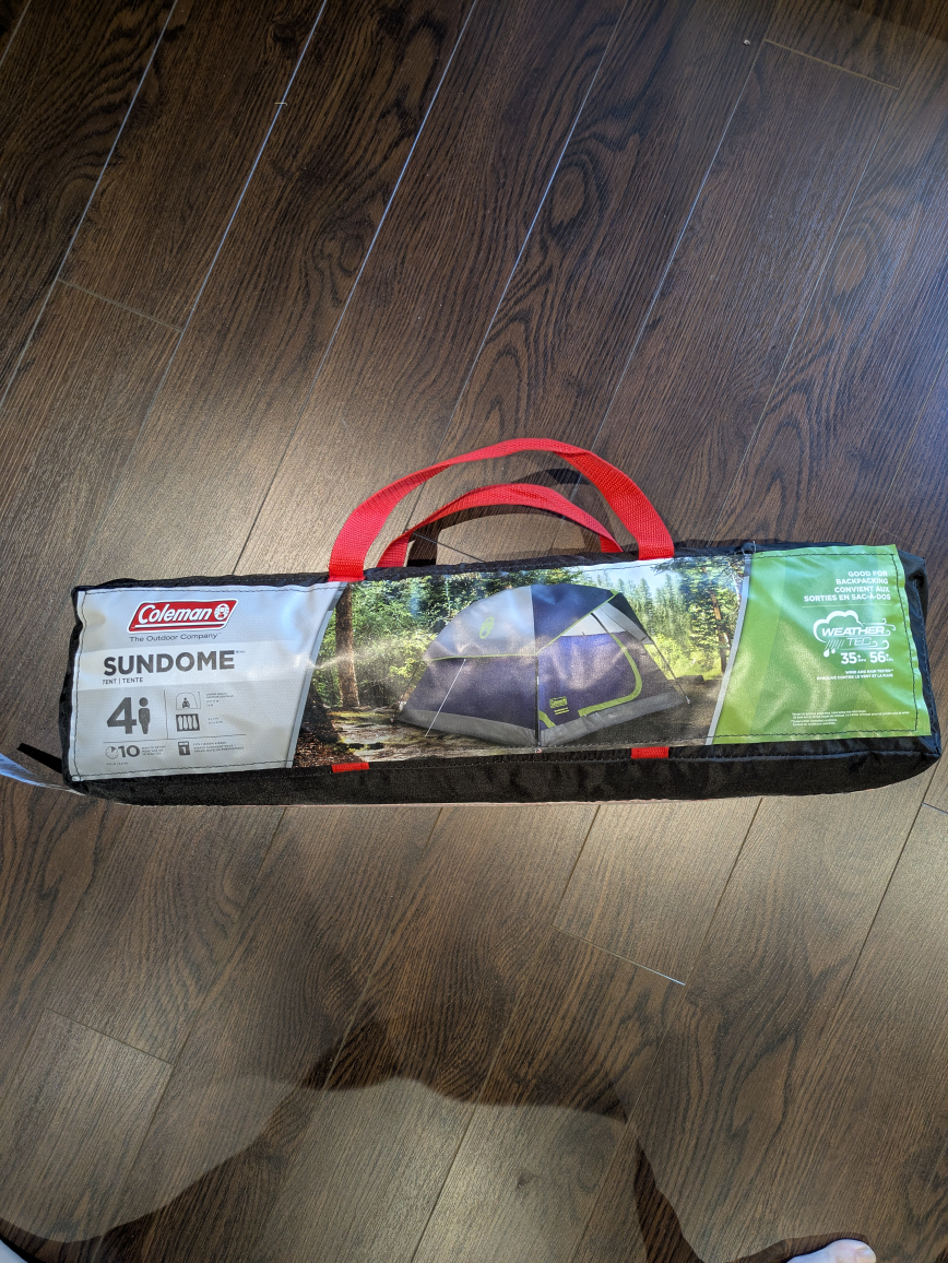 Coleman Sundome 4-Person Tent - Like New!