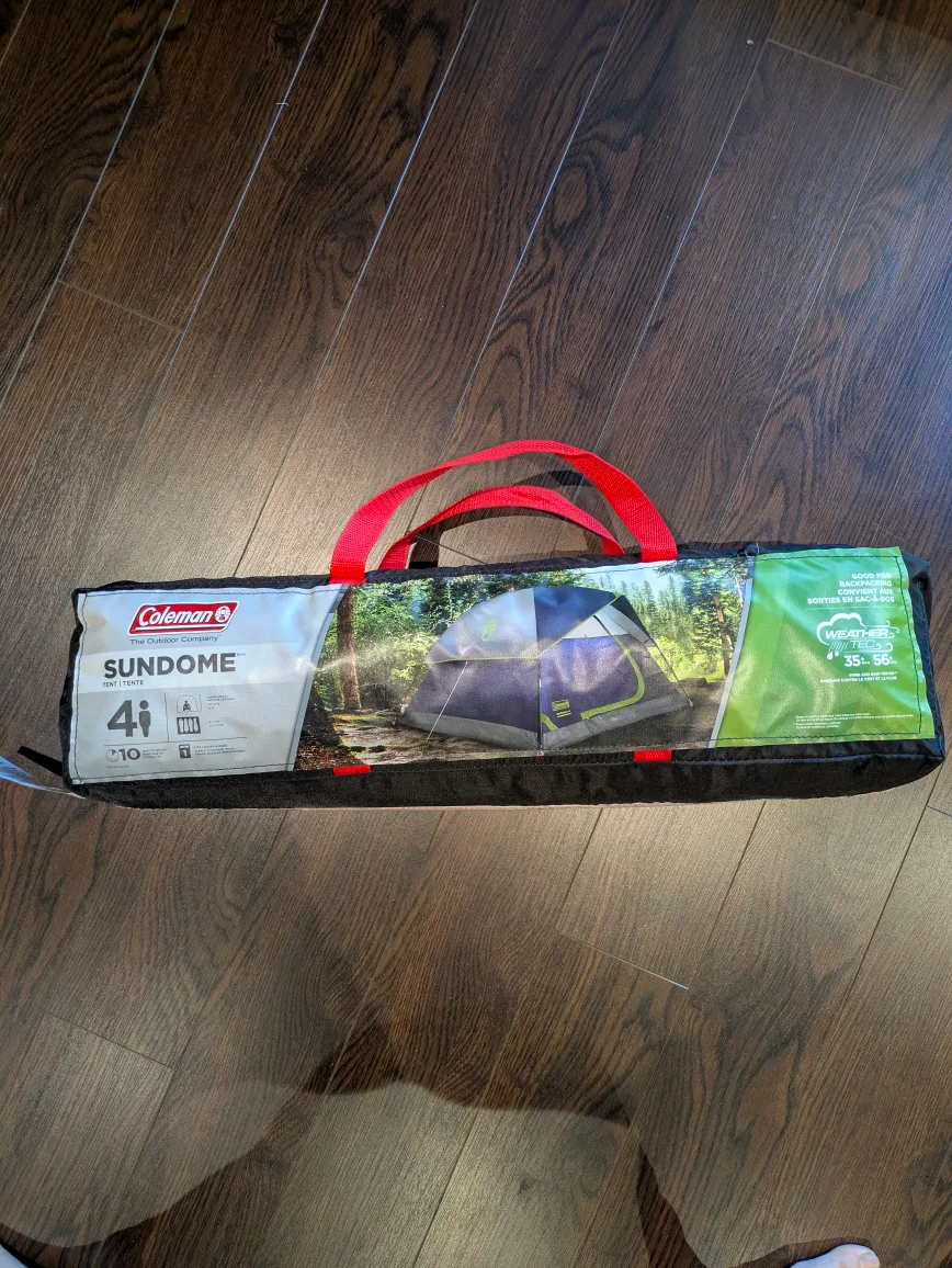 Coleman Sundome 4-Person Tent - Like New! thumbnail