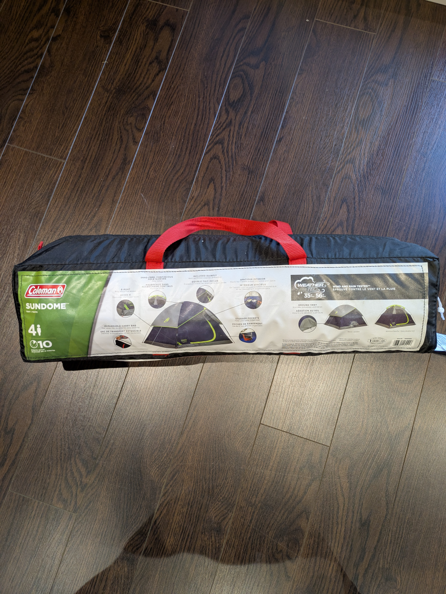 Coleman Sundome 4-Person Tent - Like New! - photo 2