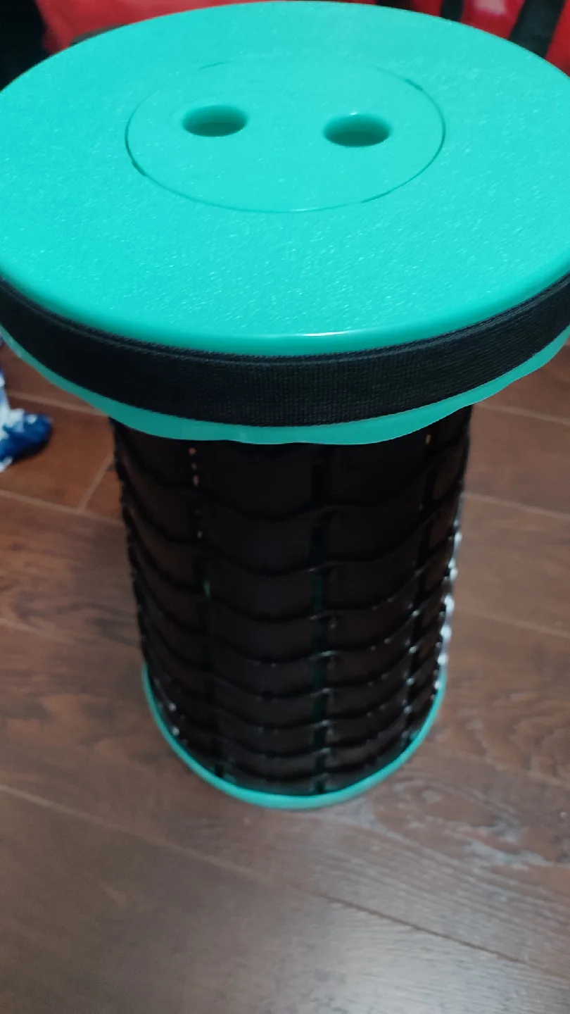 Portable Telescopic Stool - Blue Star Design image indicator(4)