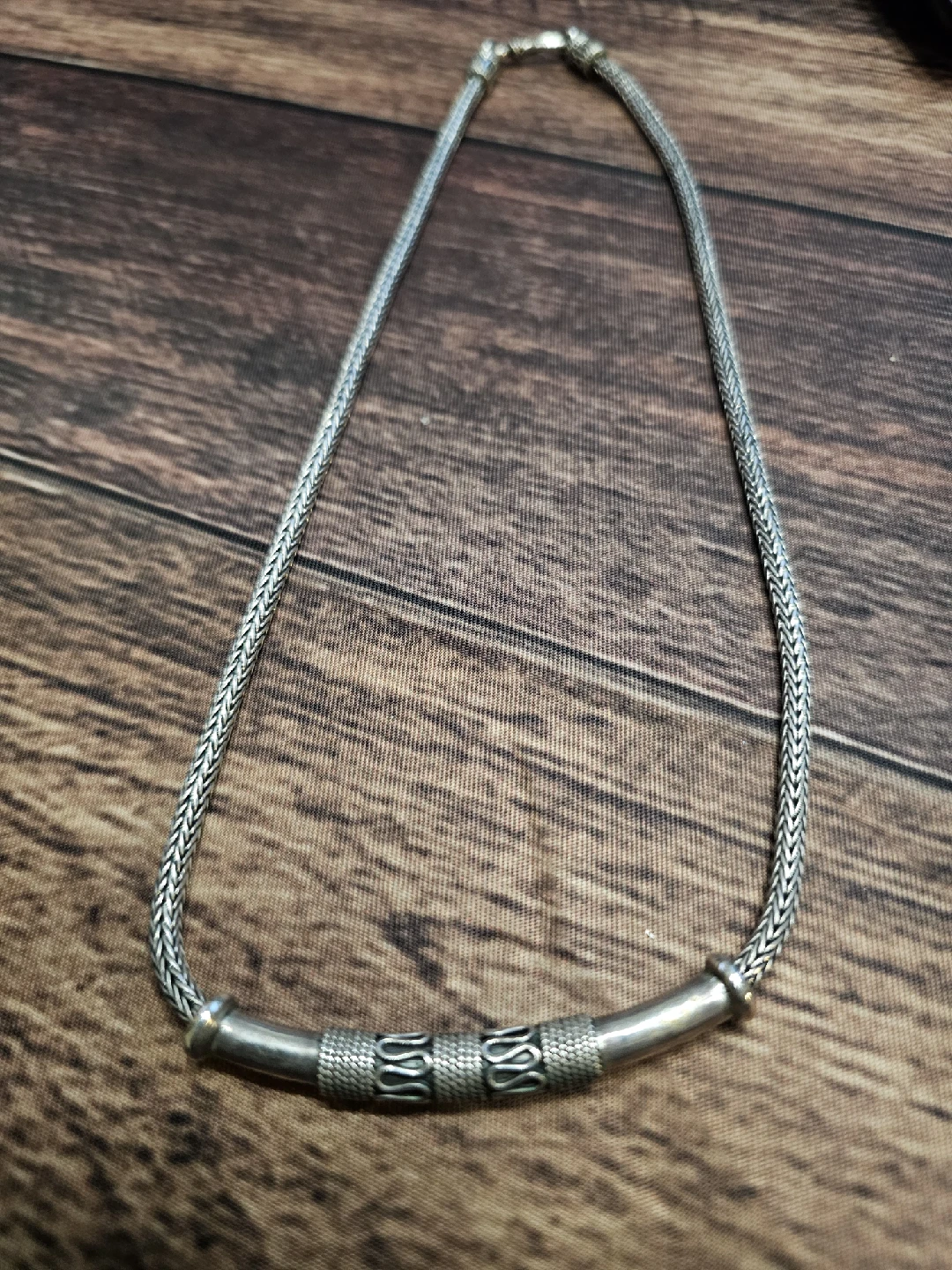 Silver Necklace Stamped 925 Italy
