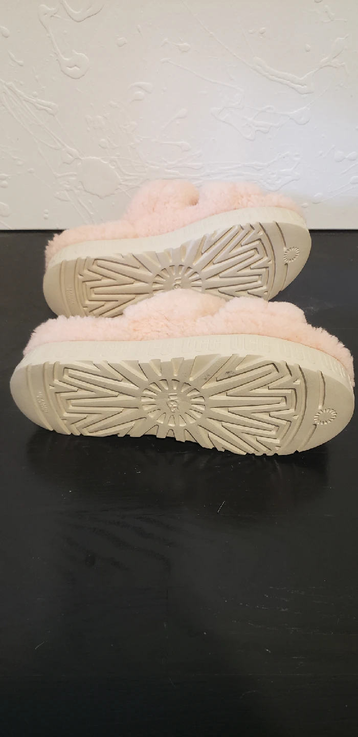UGG Oh Fluffita Pink Slipper / Sandal Logo Elastic - photo 5
