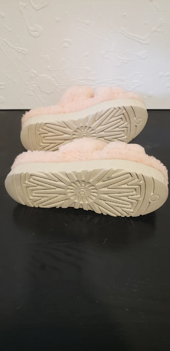 UGG Oh Fluffita Pink Slipper / Sandal Logo Elastic image indicator(5)