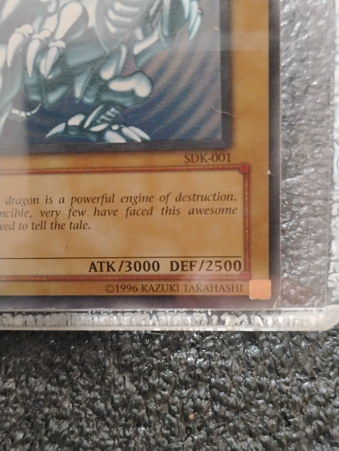 Yu-Gi-Oh! Blue-Eyes White Dragon Card SDK-001 - photo 3
