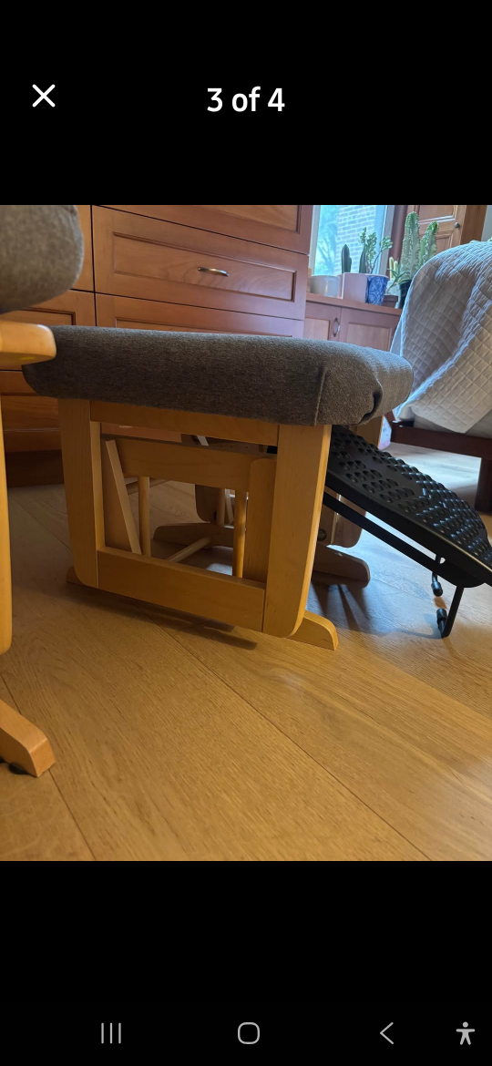 Glider Rocking Chair & Ottoman - photo 2