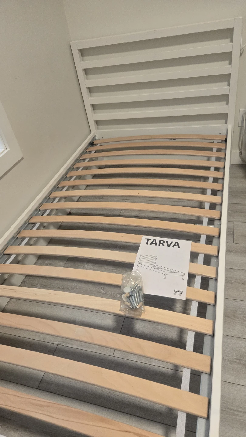 IKEA Tarva White Twin Bed Frame - photo 2