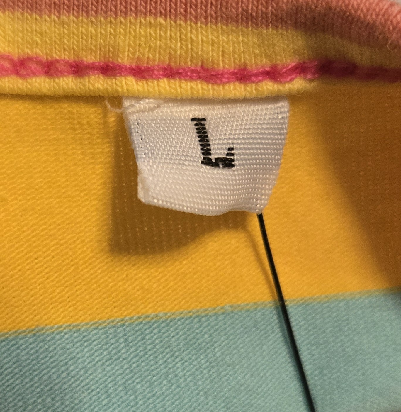 Rainbow Striped top for a furbaby - Size L - photo 3