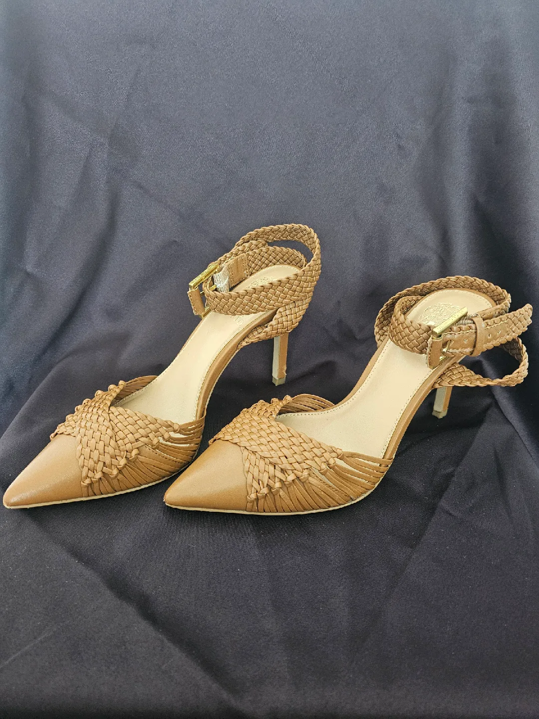 USED - Vince Camuto Woven Heels - Size 5 thumbnail