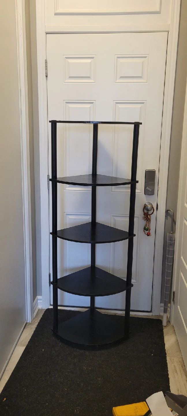 Black Corner Shelf