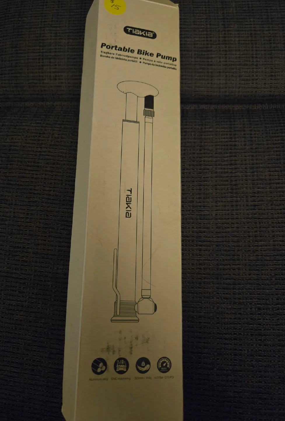 TIakia Portable Bike Pump - New in Box! image indicator(2)