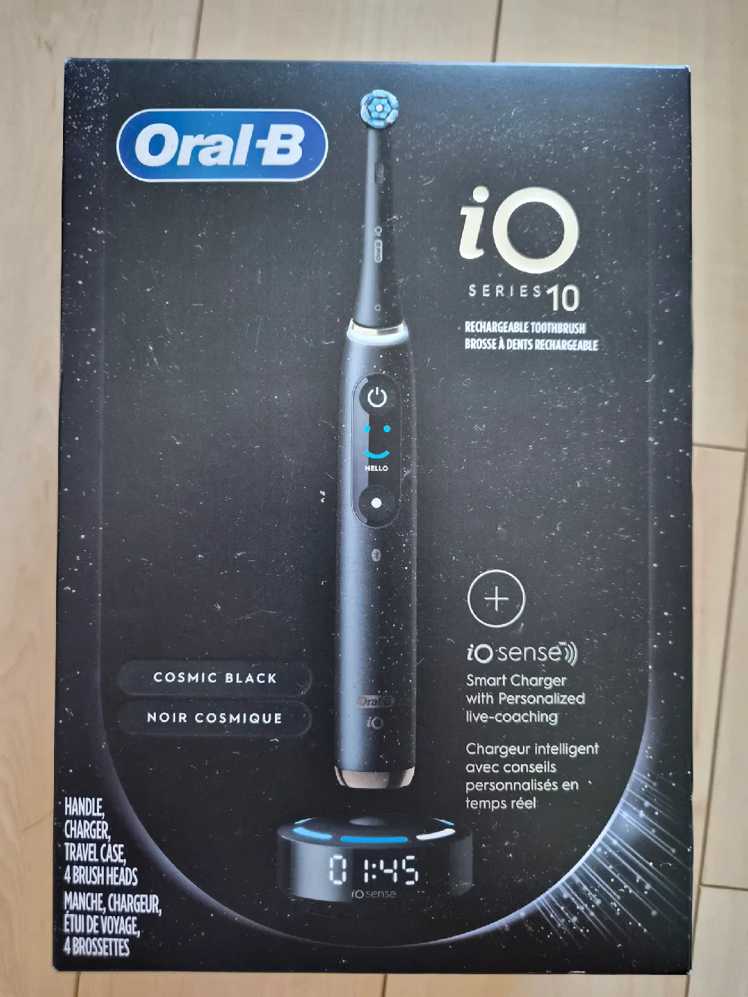 Open Box but New Oral-B iO Series 10 Cosmic Black Toothbrush