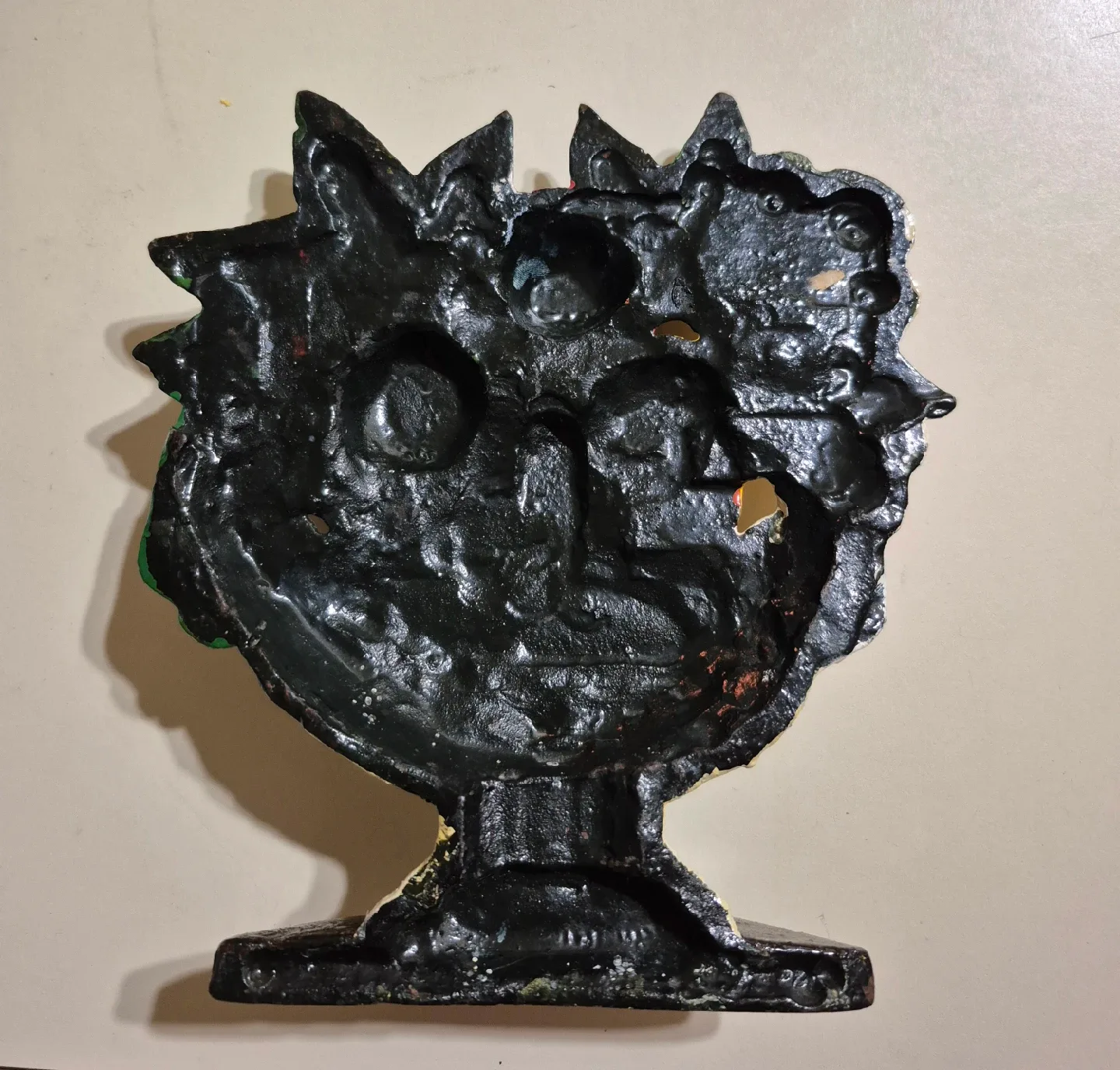 Vintage cast iron door stop image indicator(2)