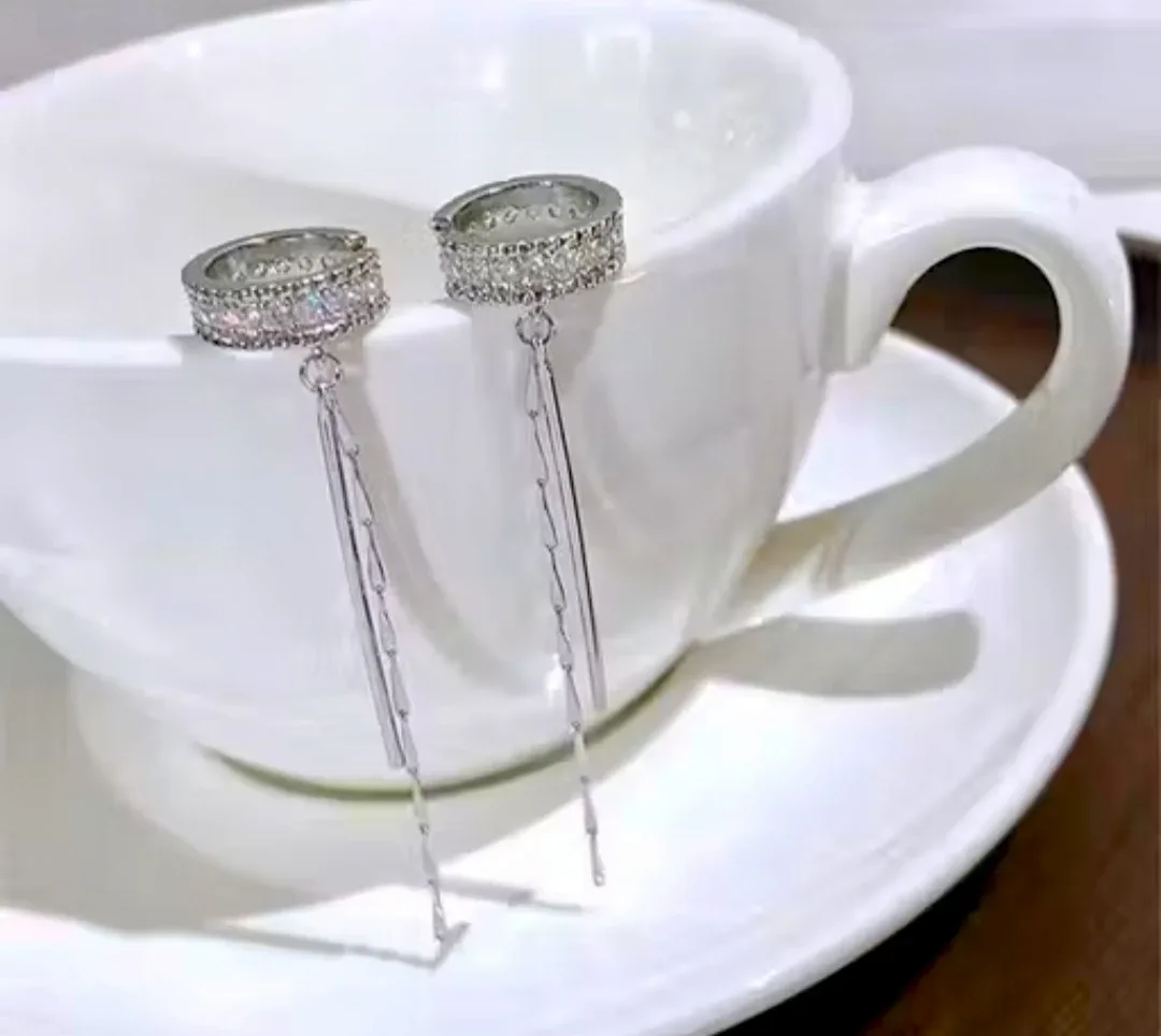 Ear Cuff Earrings - Silver thumbnail