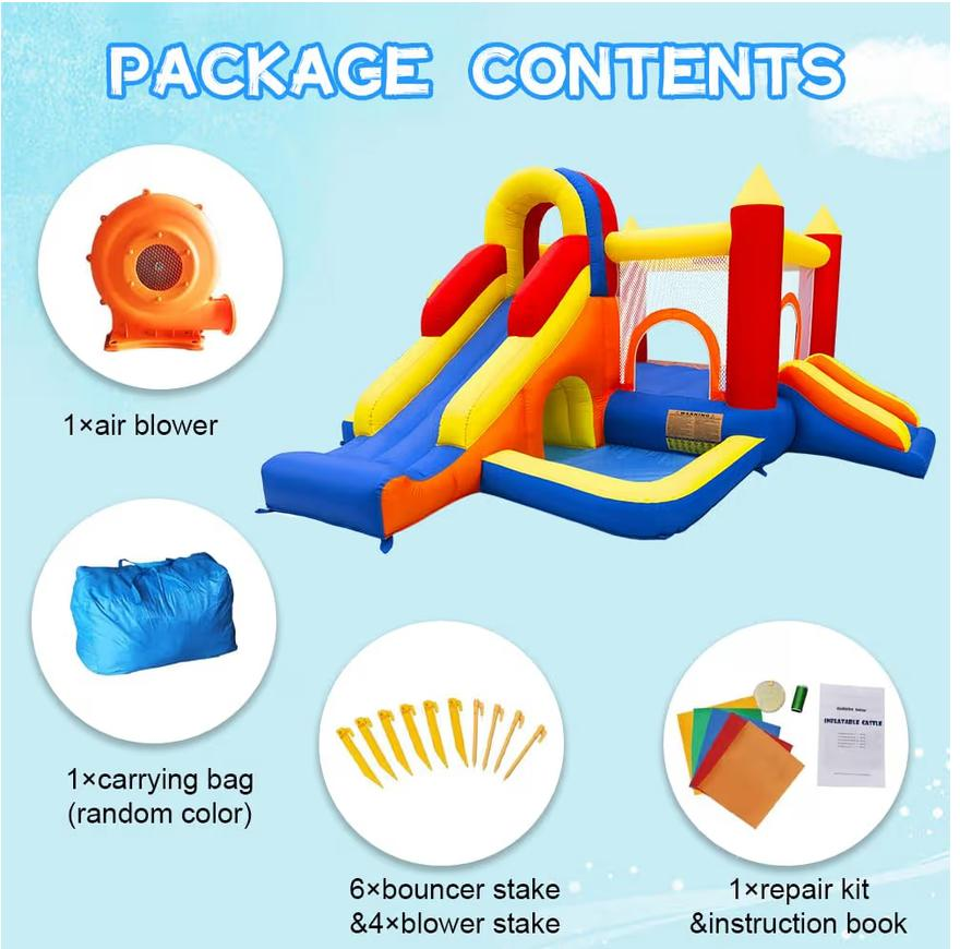 Umbalir Inflatable Castle Bouncer with Slide