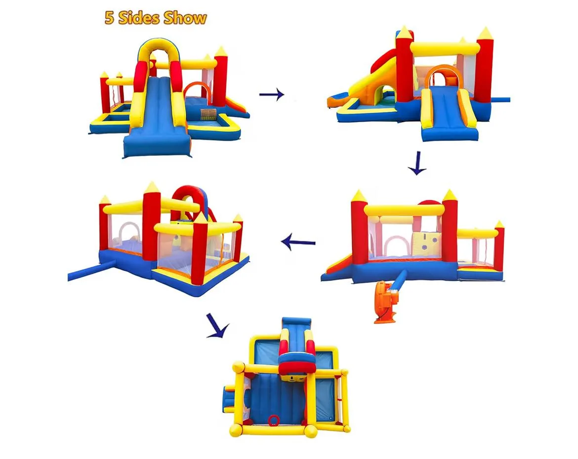 Umbalir Inflatable Castle Bouncer with Slide image indicator(2)