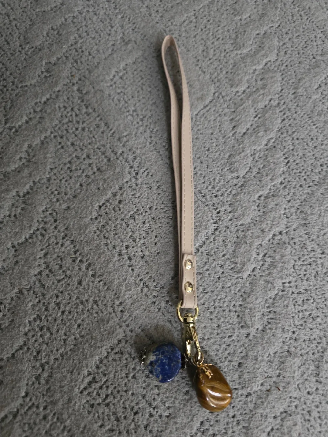 Handmade 2  Gemstone Pendants - Lapis Lazuli & Tiger's Eye image indicator(2)
