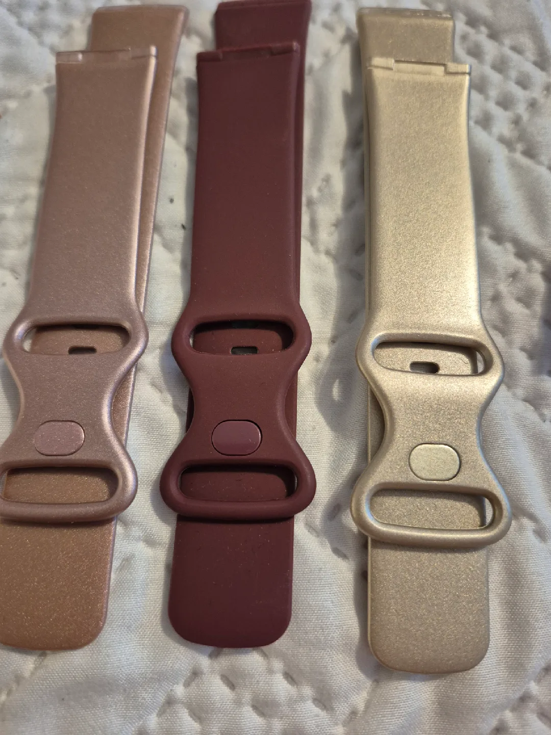Fitbit Watch Bands - Rose Gold, Burgundy, Rainbow image indicator(3)