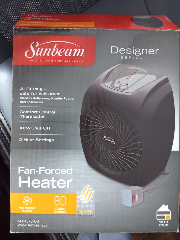 Sunbeam Designer Series Fan-Forced Heater - photo 2