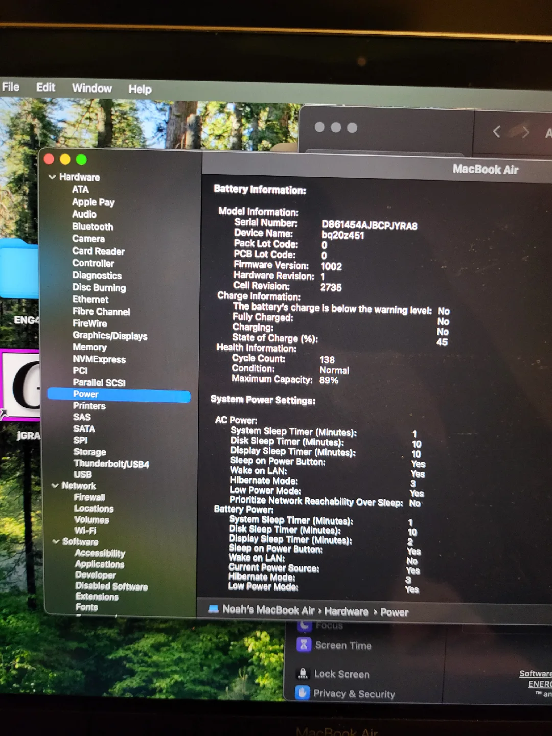 MacBook Air M1 (2020) – Excellent Condition | Low Cycle Count image indicator(10)