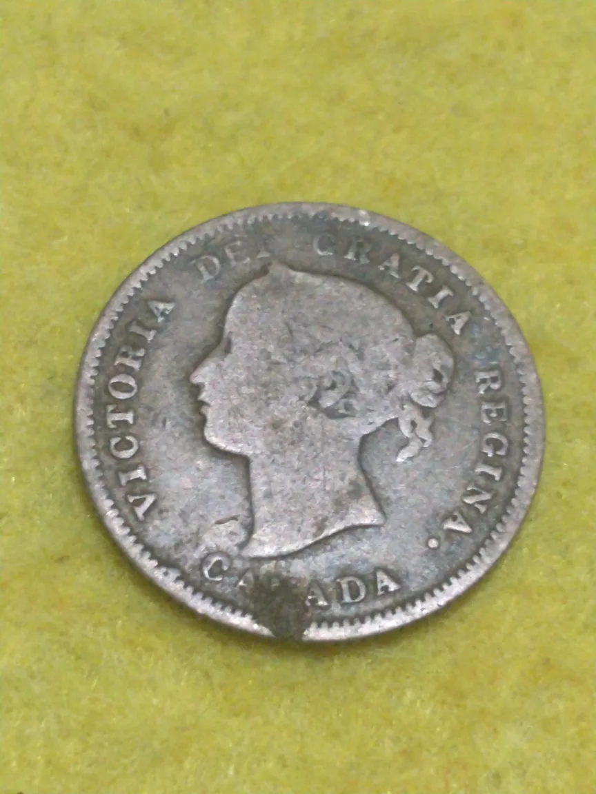 1871 Canada five cents .925 silver KM #2 image indicator(3)