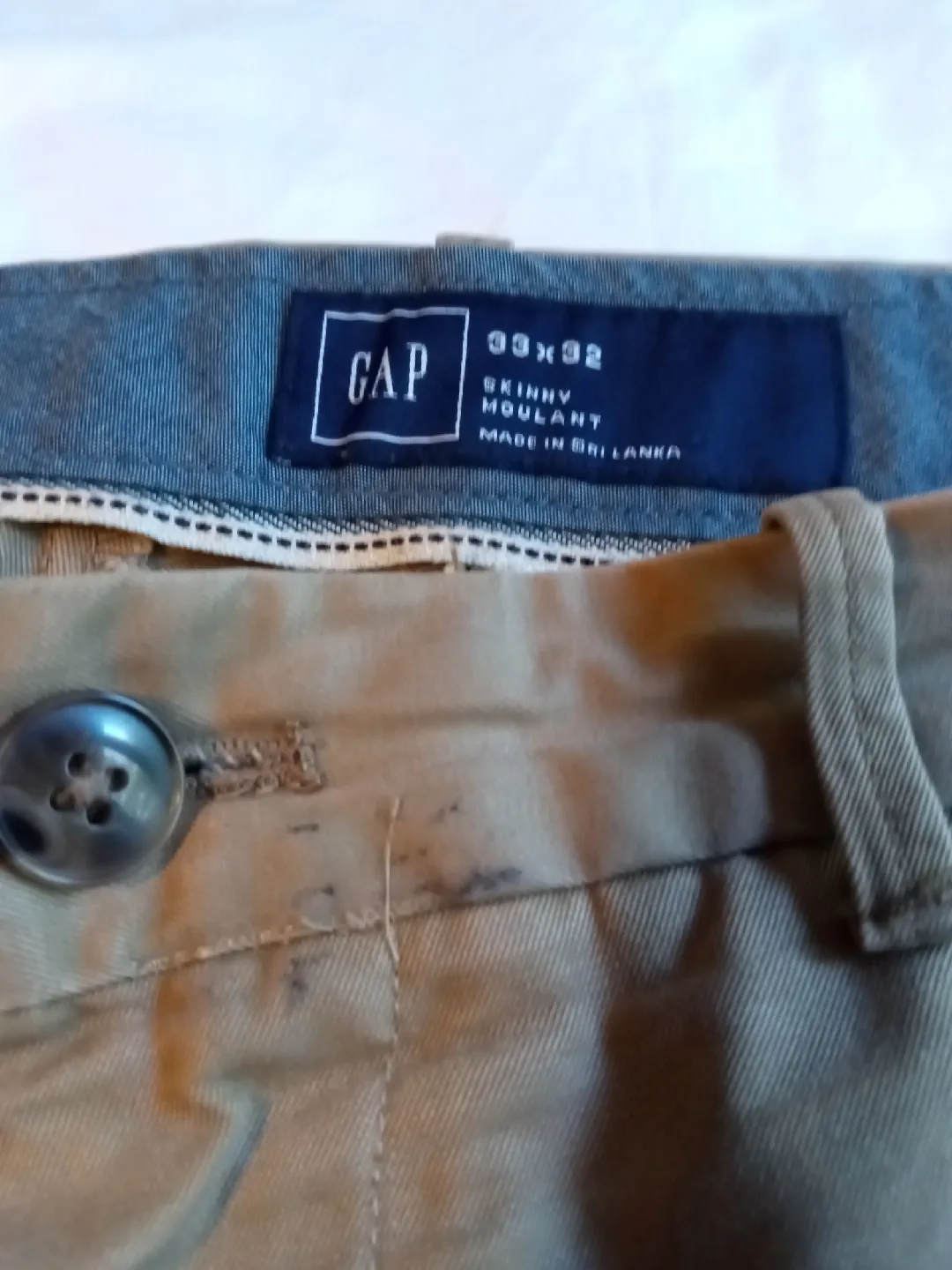 GAP Skinny Moulant Pants 33x32 image indicator(2)