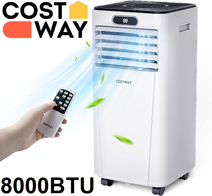 Costway Portable Air Conditioner- 8000BTU