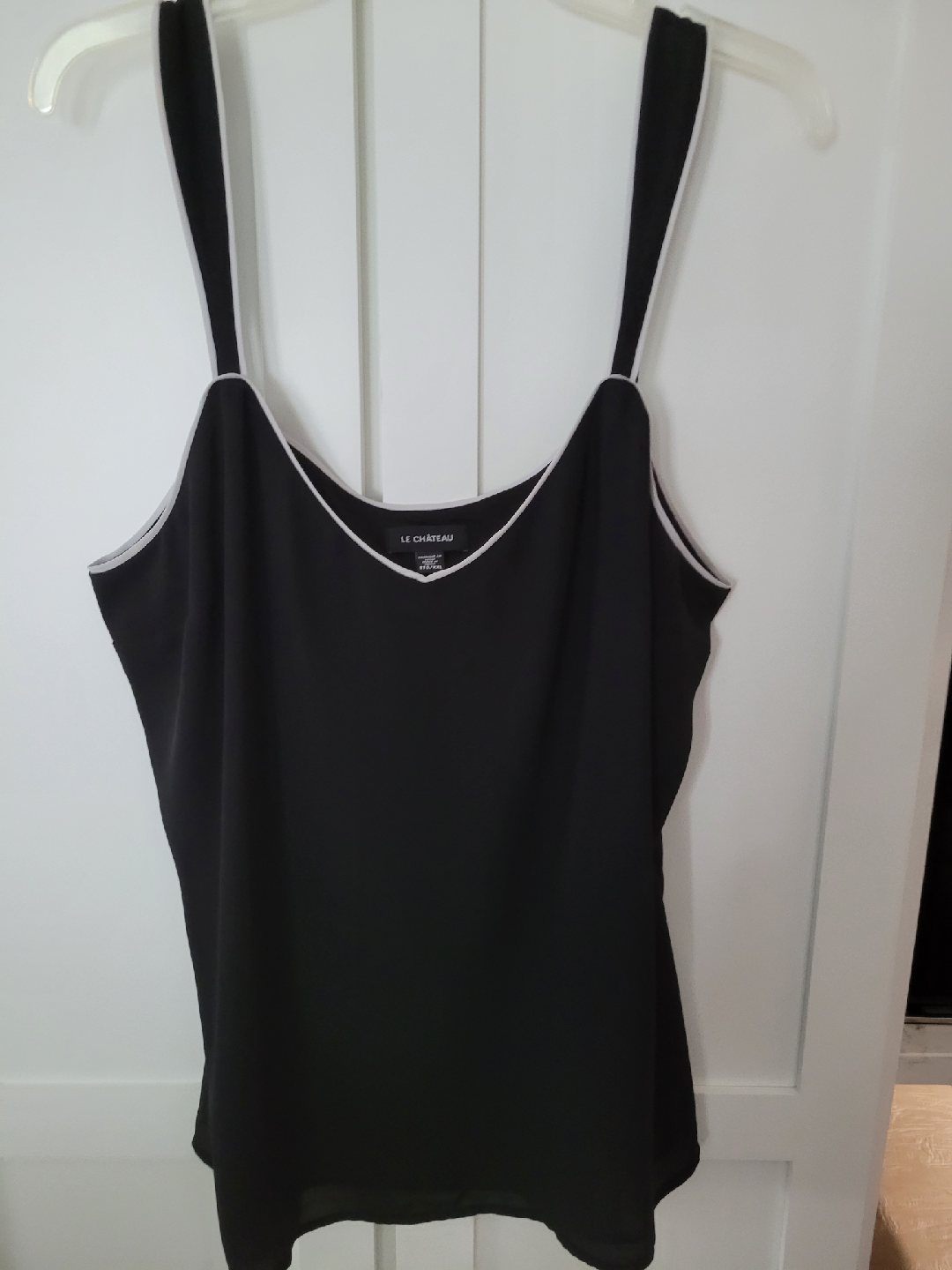 Le Château Black Cami Top - Size XXL