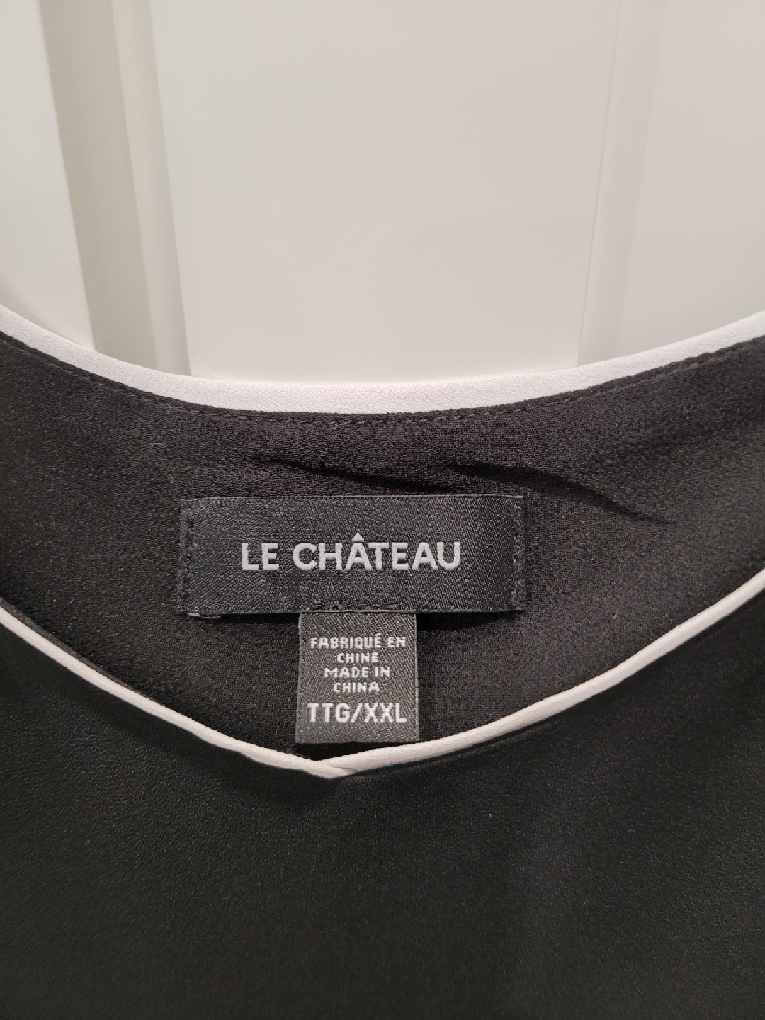 Le Château Black Cami Top - Size XXL - photo 2