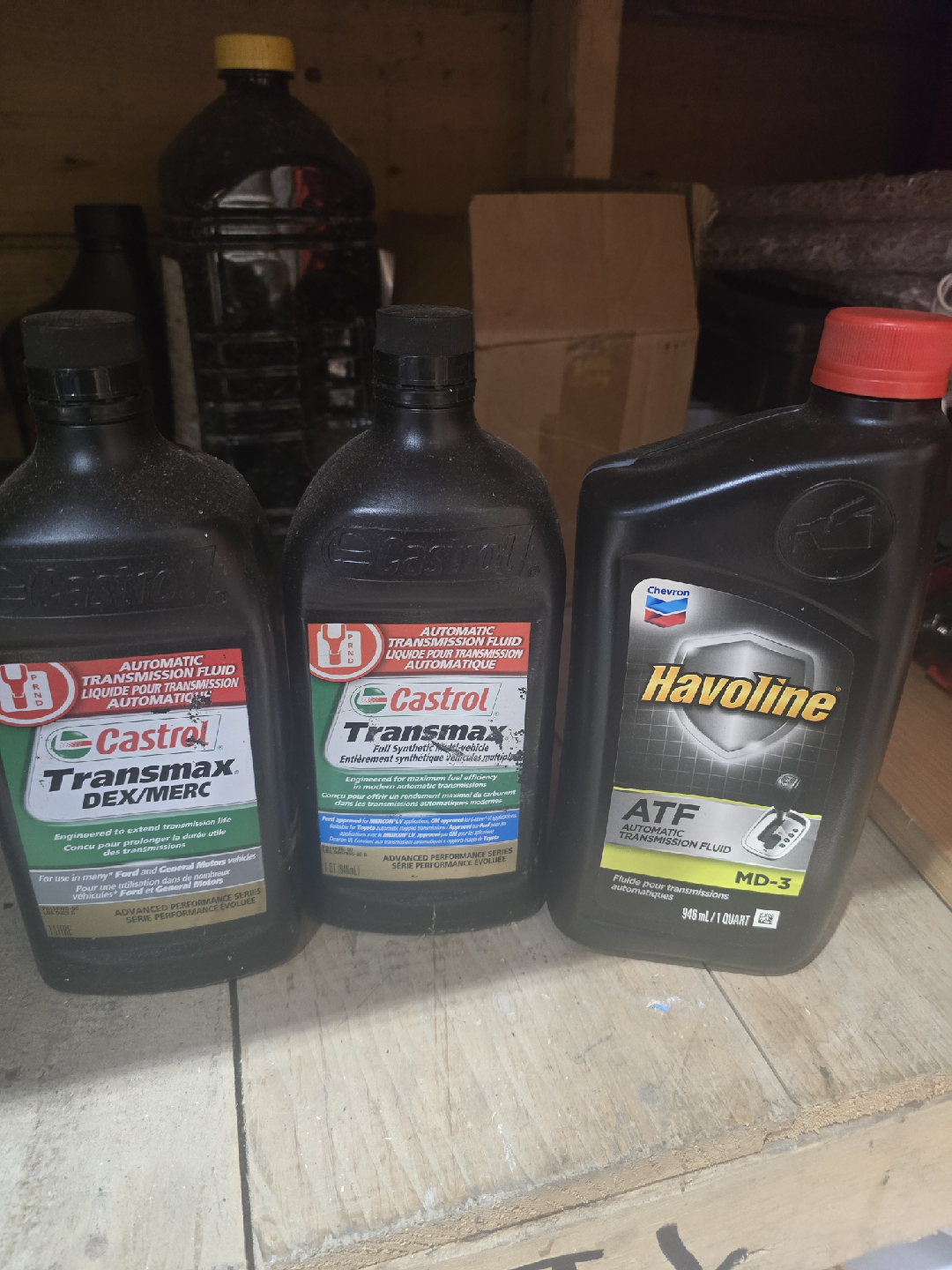 Castrol & Havoline Transmission Fluid
