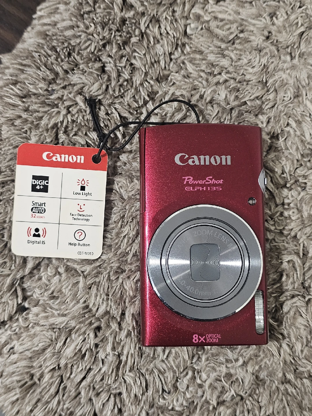 Canon PowerShot ELPH 135 - Red