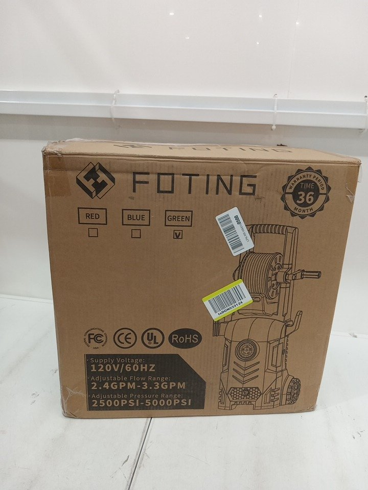 Foting Touchscreen Pressure Washer- 5000 psi - photo 2