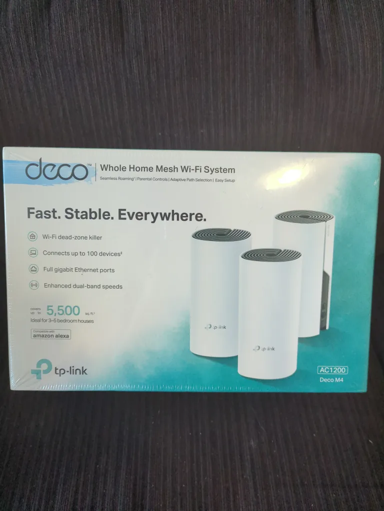 TP-Link Deco M4 Whole Home Mesh Wi-Fi System thumbnail