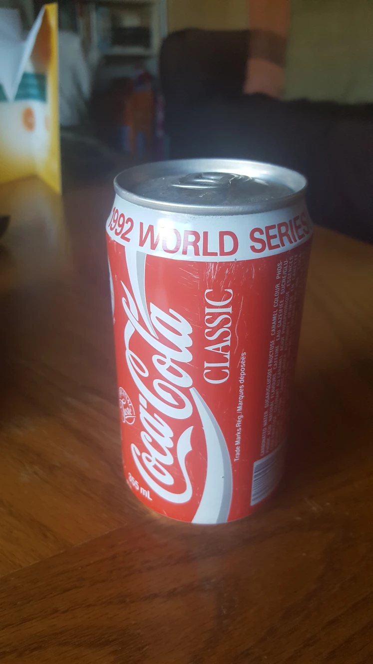Coca-Cola 1992 World Series Toronto Blue Jays Can