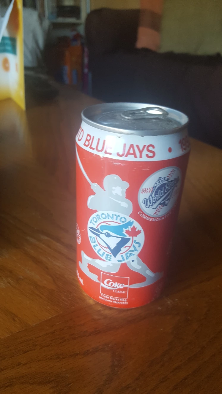 Coca-Cola 1992 World Series Toronto Blue Jays Can - photo 2