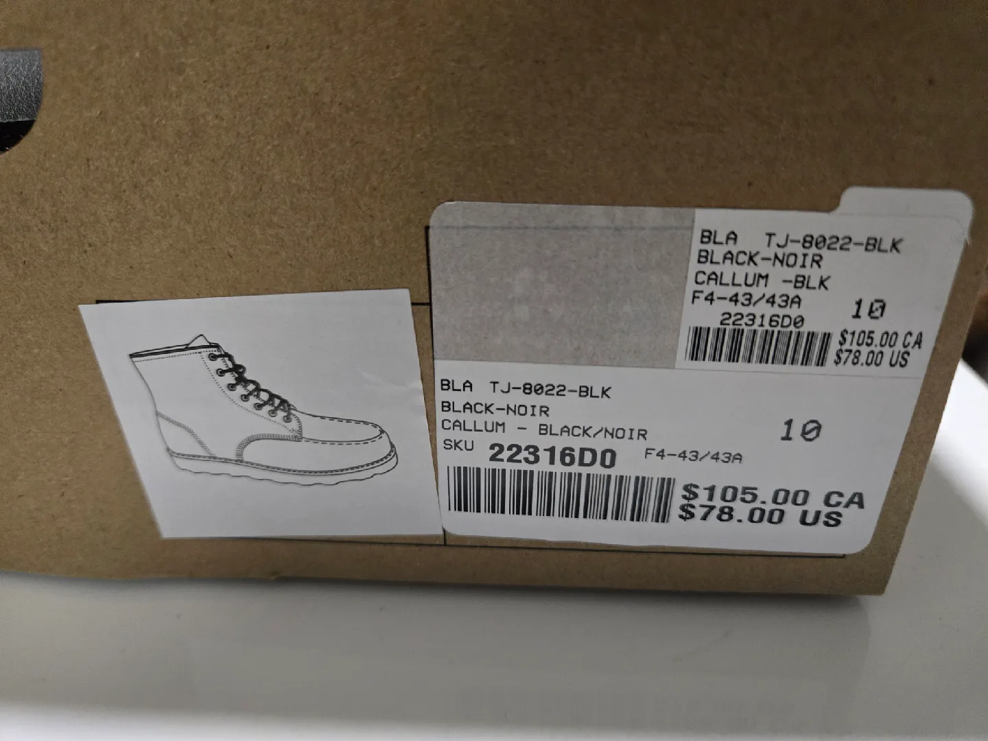 Callum Black  Boots Size 10 image indicator(3)