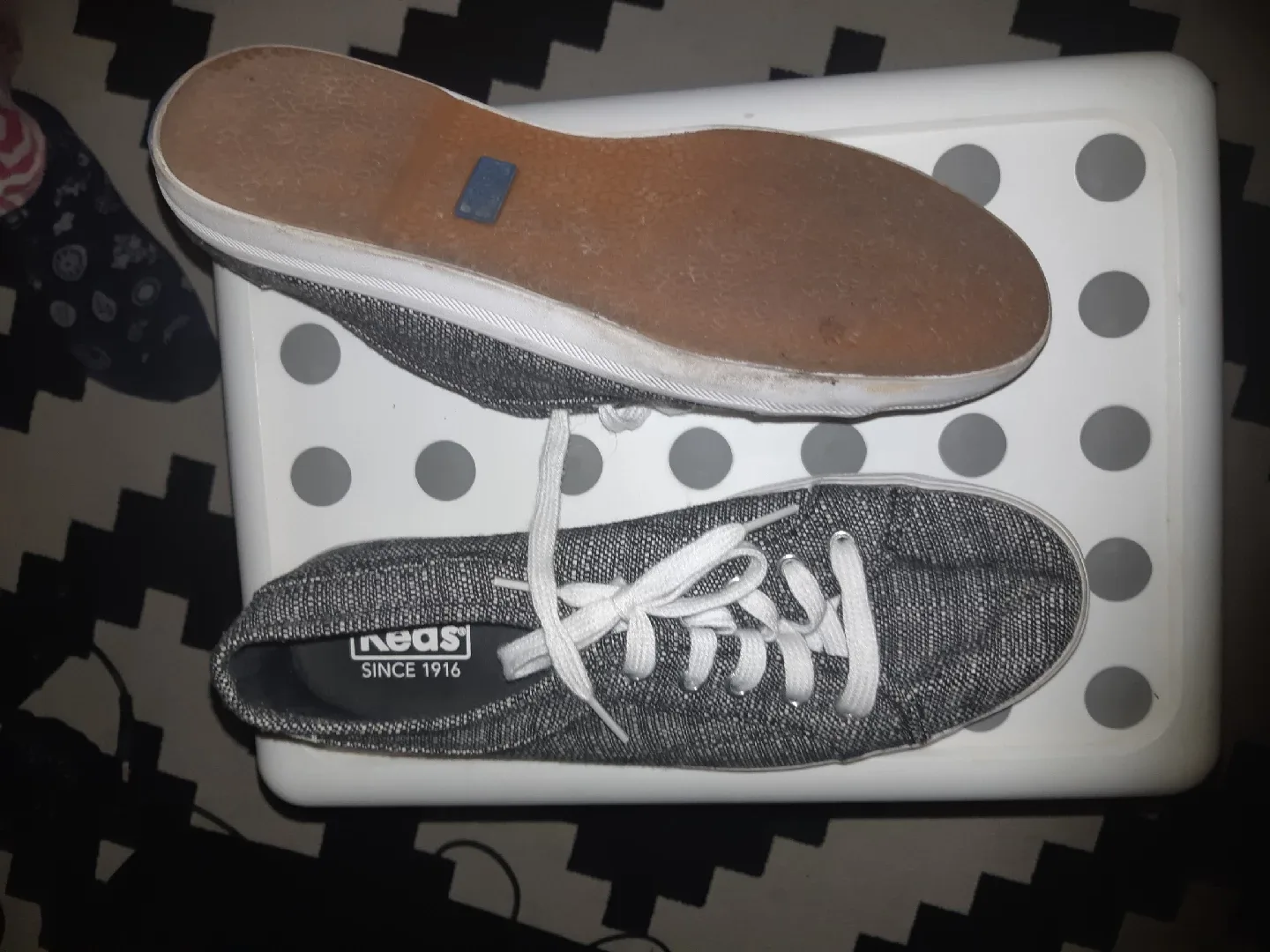 Keds Women's Gray Sneakers 7.5 image indicator(2)
