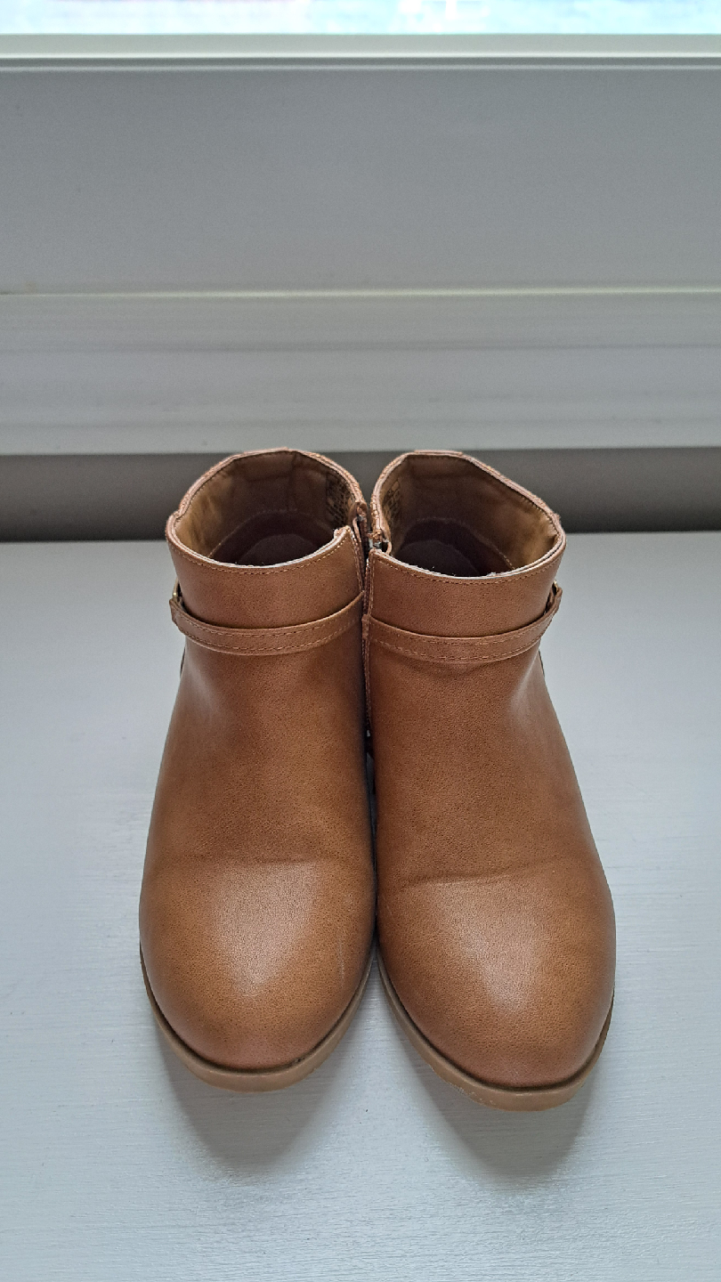 Nautica Erisha Brown Ankle Boots - Size 3Y