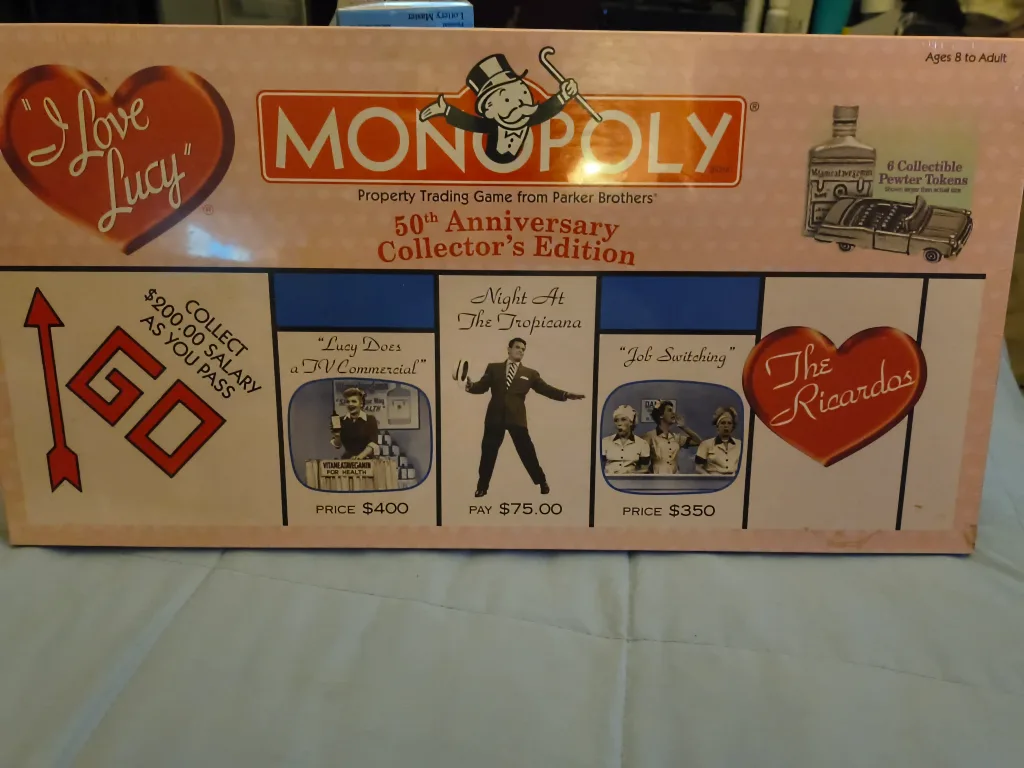 "I Love Lucy" Monopoly 50th Anniversary Collector's Edition image indicator(2)