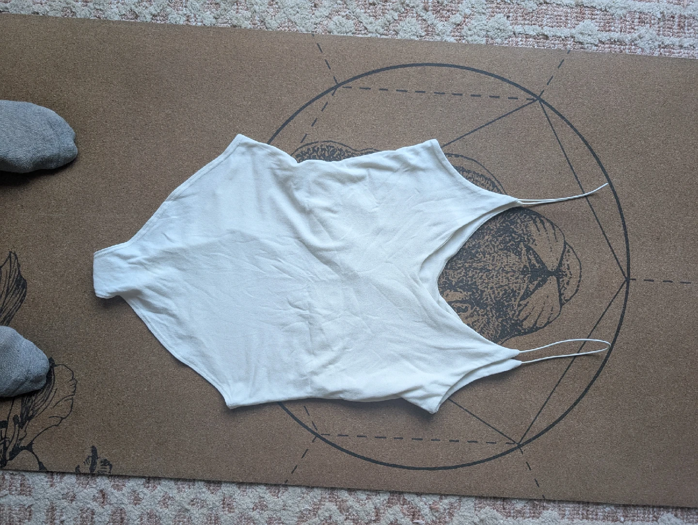 White Cotton Bodysuit - photo 2