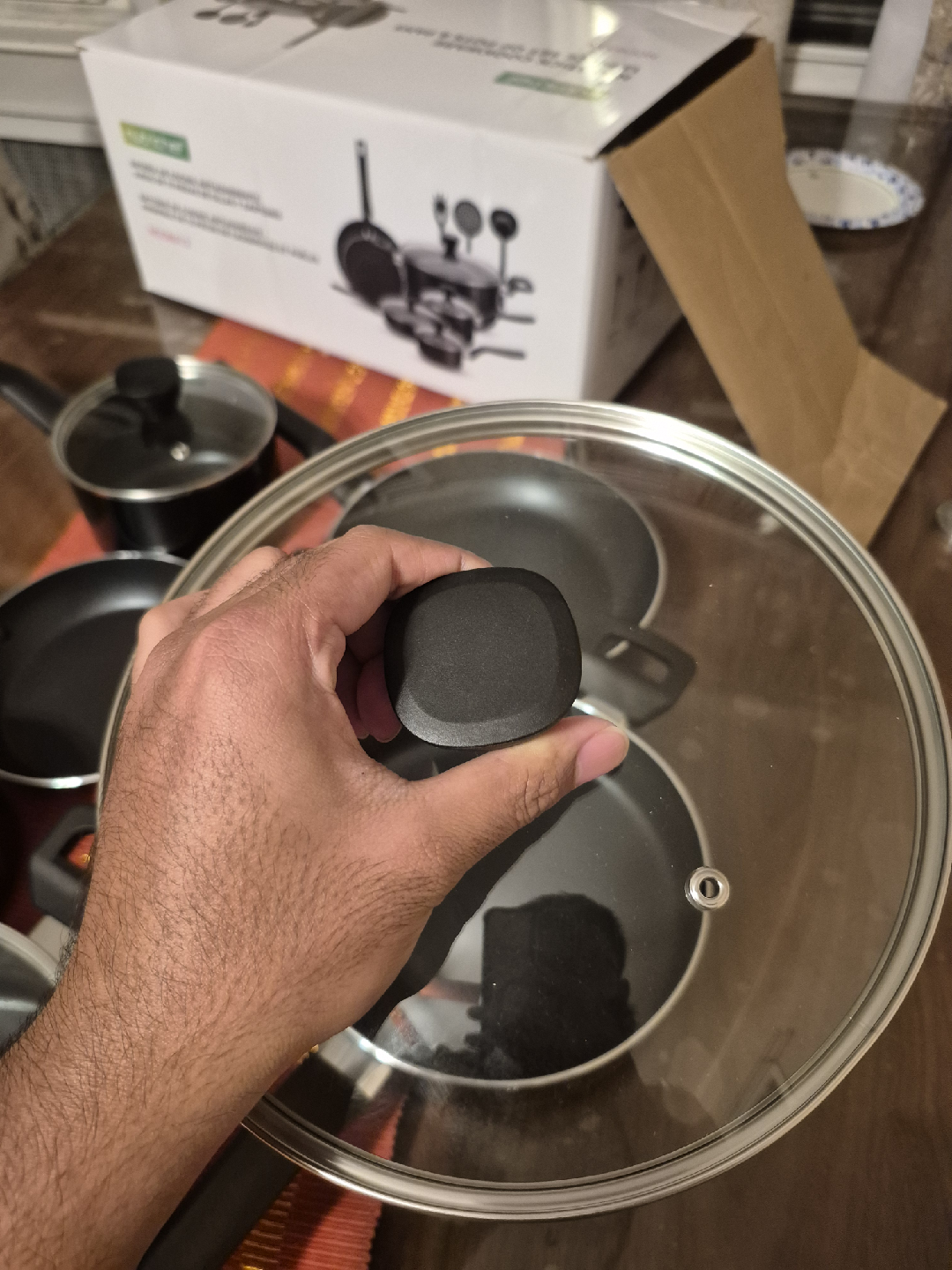 NutriChef 12-Piece Nonstick Cookware Set - New in Box! - photo 4