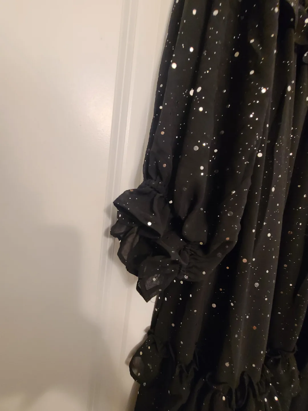 Stella Nova Black Sparkle Dress - Size Small image indicator(5)