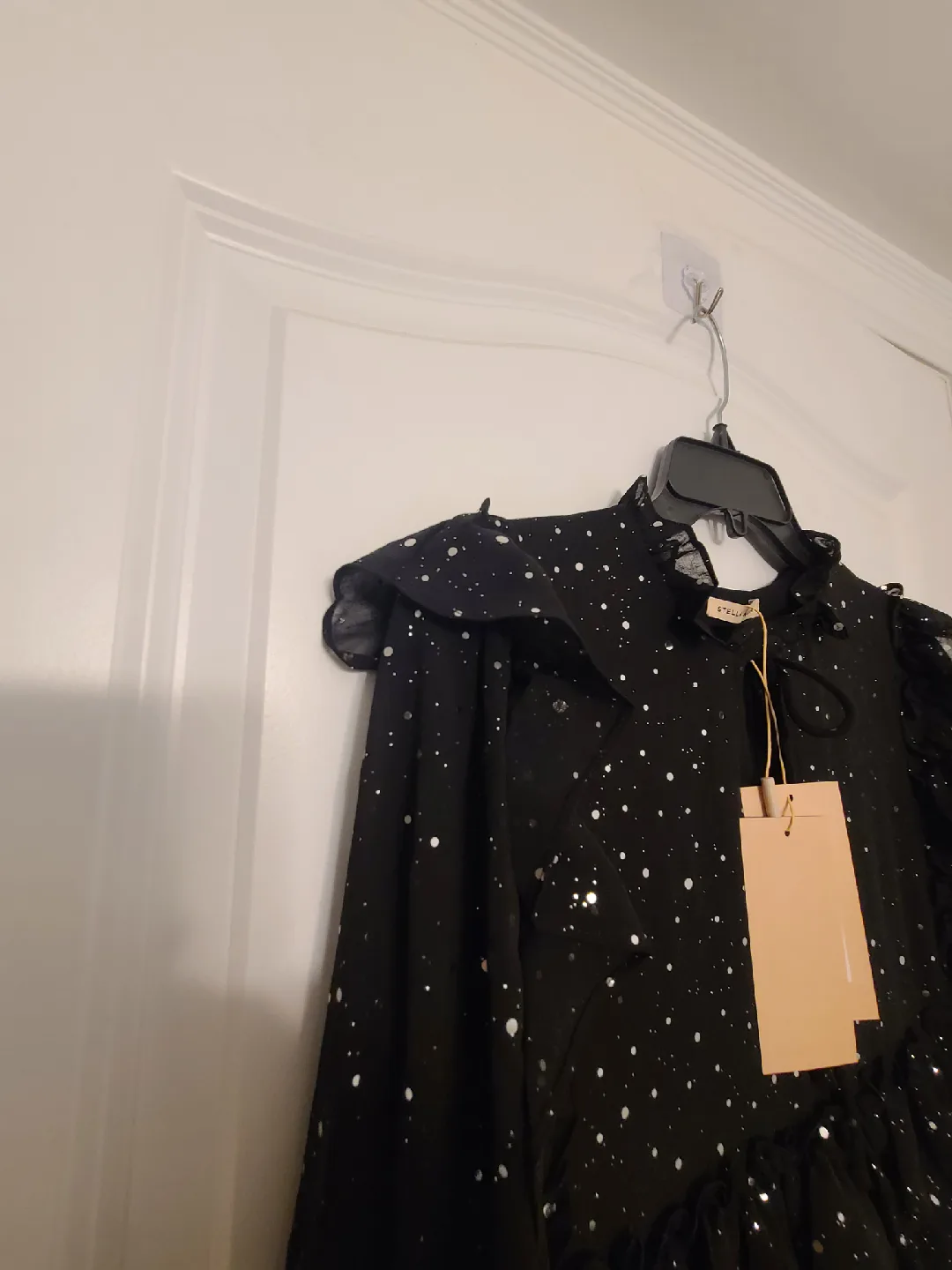 Stella Nova Black Sparkle Dress - Size Small image indicator(8)