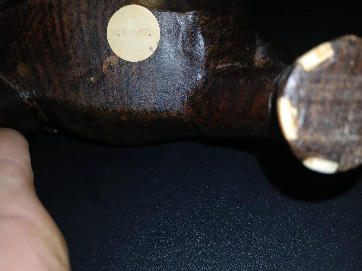 Wooden Elephant Figurine image indicator(2)