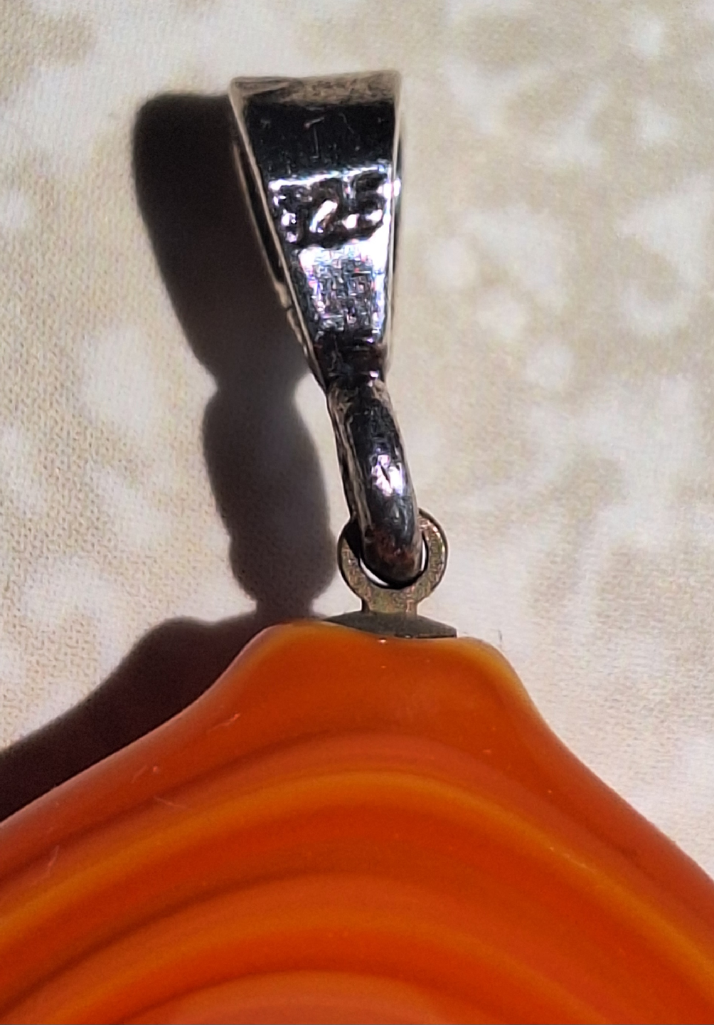 Orange Evil Eye Pendant - photo 3