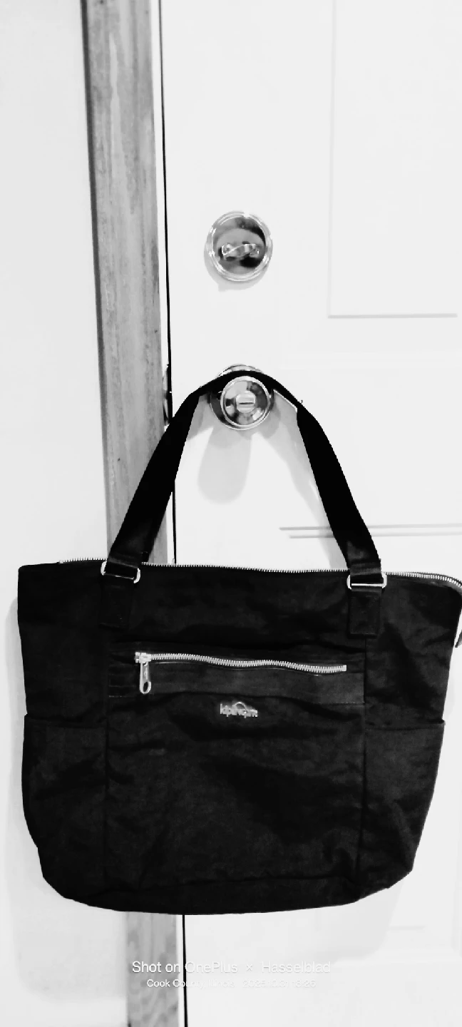 Kipling Leah Black Tote Bag
