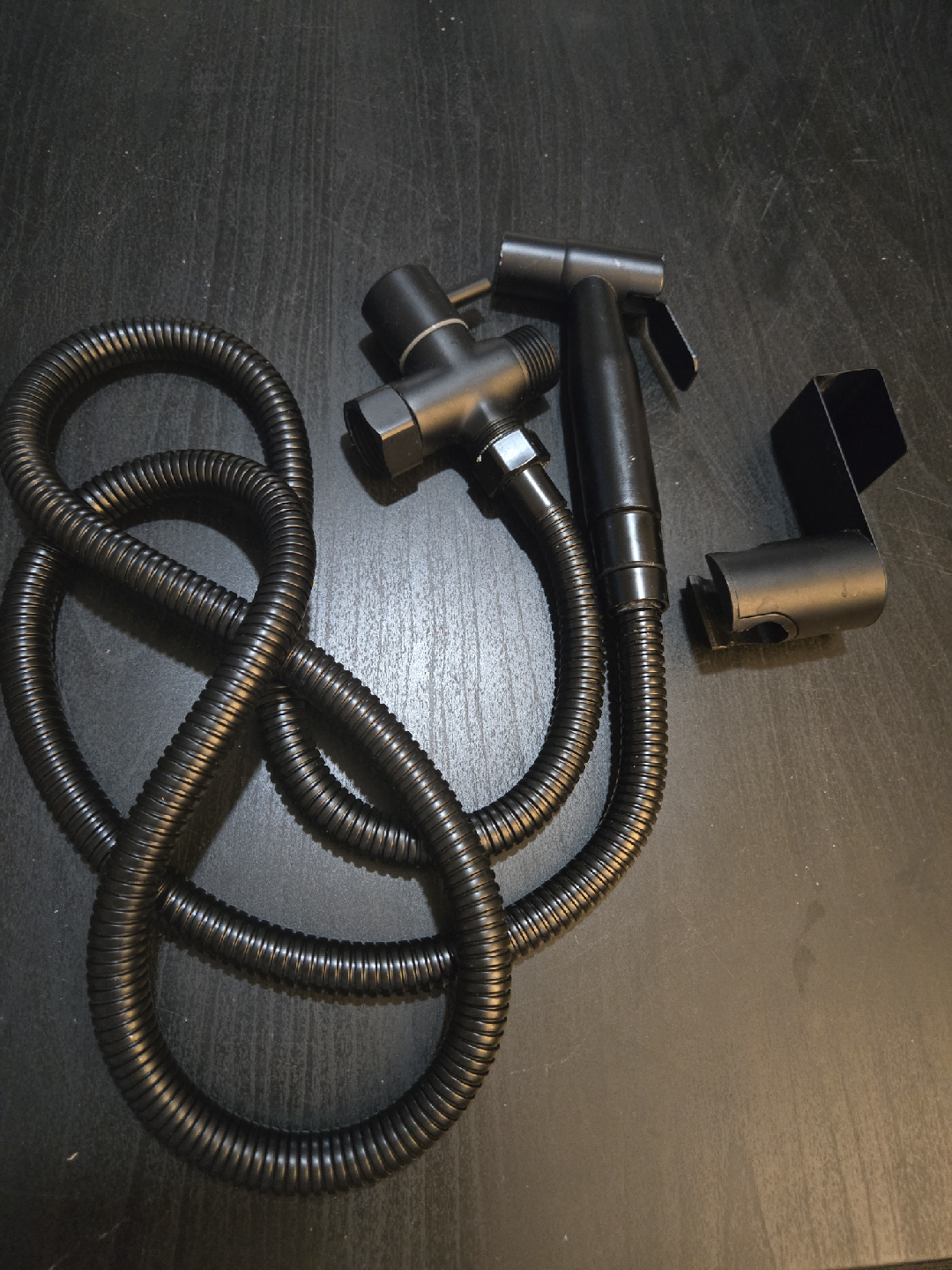 Black Bidet Sprayer Set