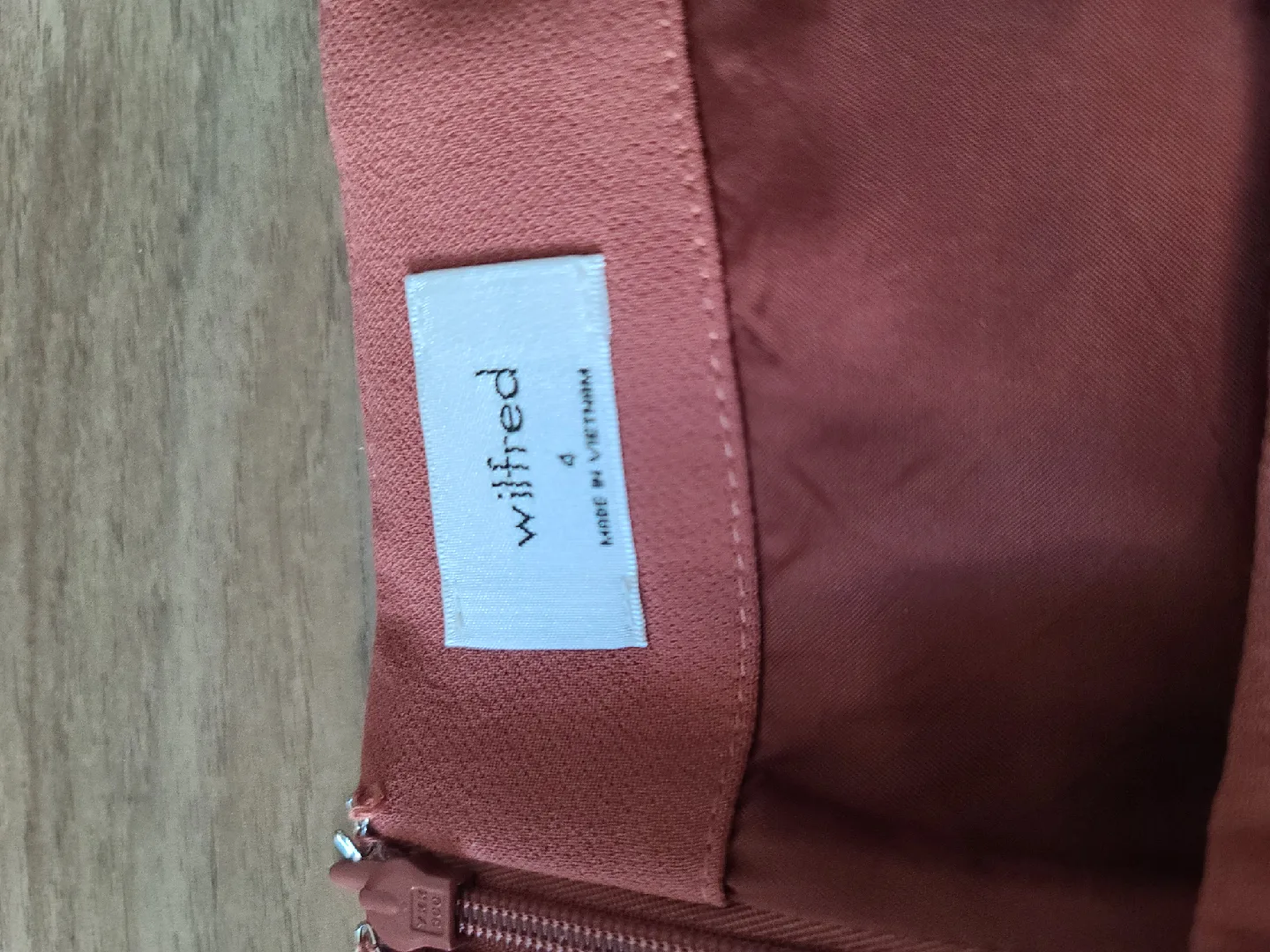 Wilfred Rust Orange Skirt - Size 4 image indicator(3)